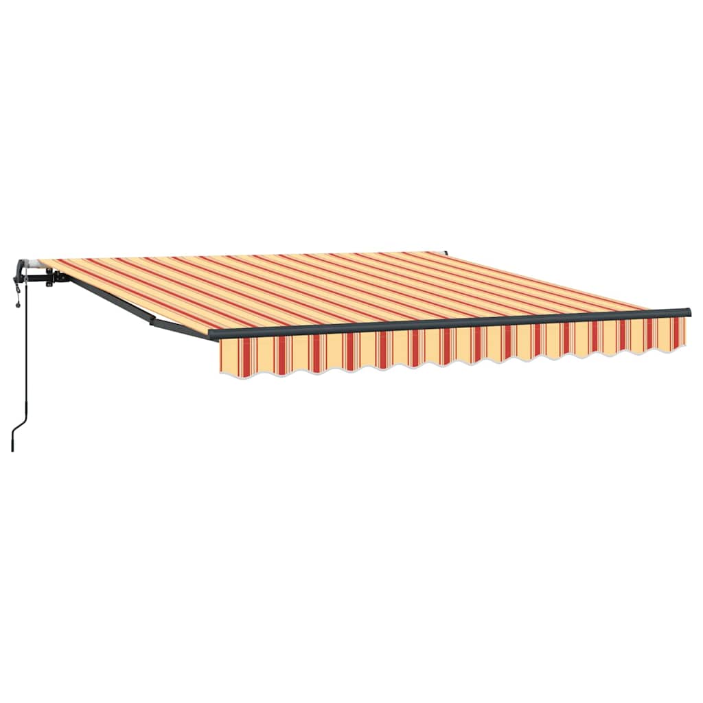 Tenda Retrattile giallo e arancione 300 x 250 cm Tessuto