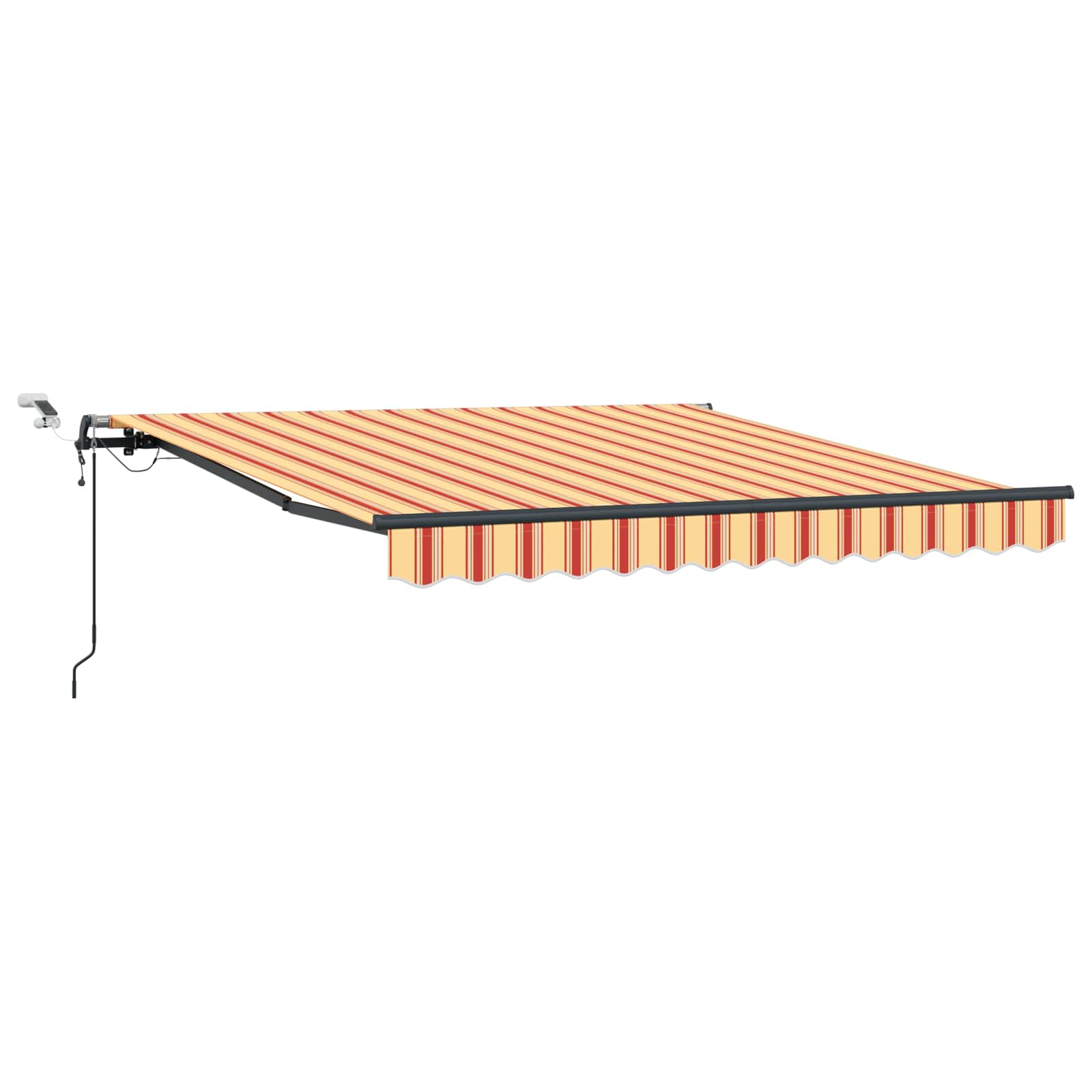 Tenda retrattile Giallo e Arancione 300 x 250 cm Poliestere | homemem39