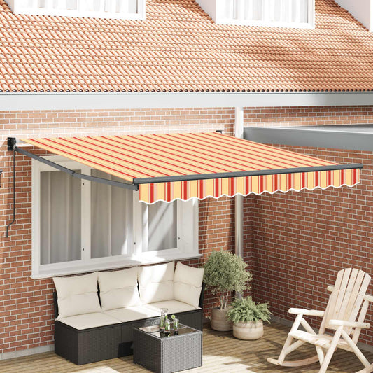 Tenda retrattile Giallo e Arancione 300 x 250 cm | homemem39