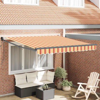 Tenda retrattile Giallo e Arancione 300 x 250 cm | homemem39