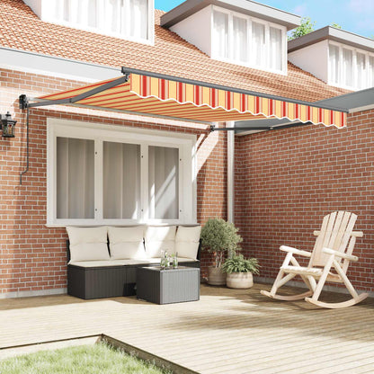 Tenda retrattile Giallo e Arancione 300 x 250 cm | homemem39