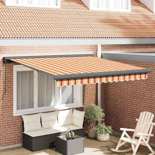 Tenda retrattile Giallo e Arancione 300 x 250 cm | homemem39