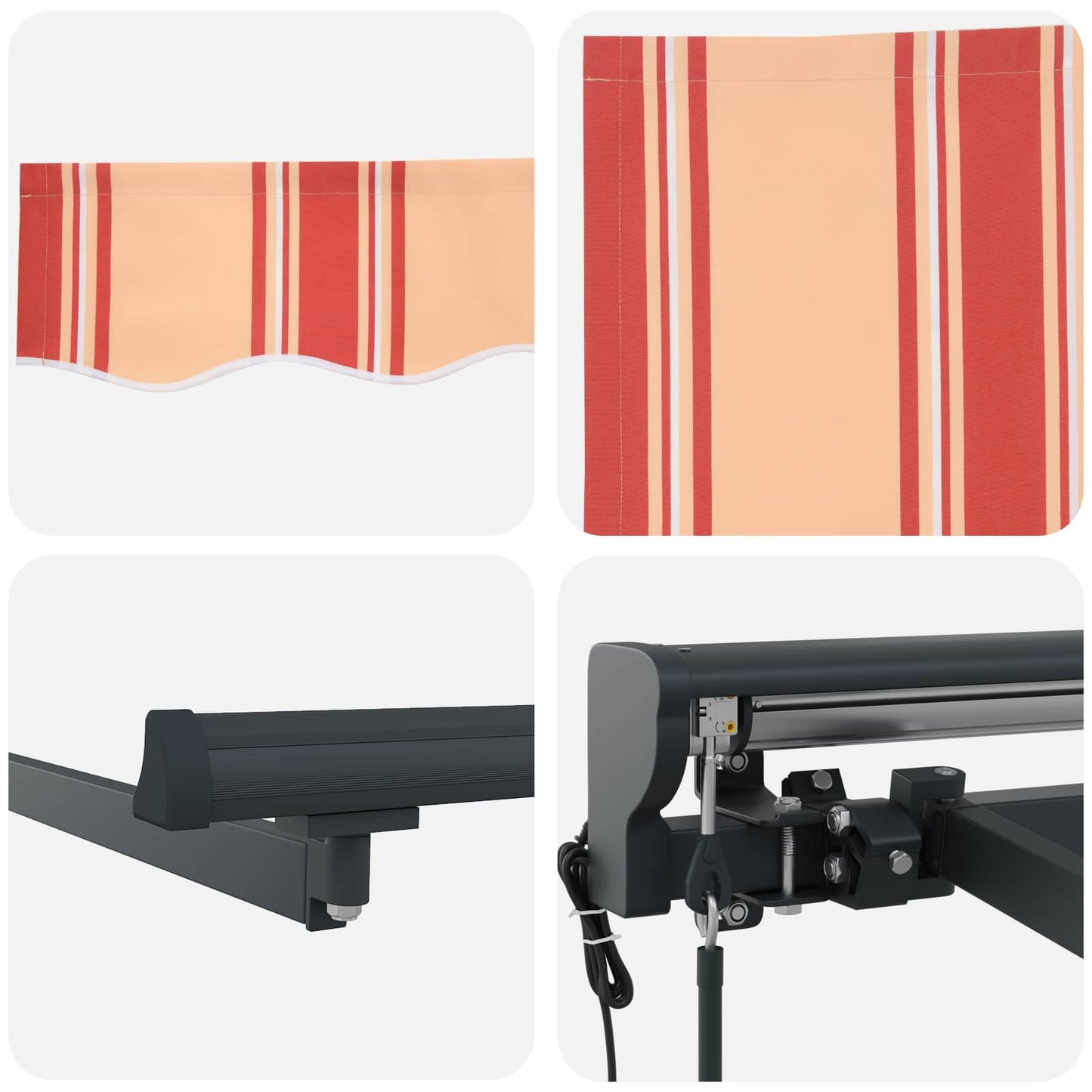 Struttura della tenda Multicolore 300 x 250 cm | homemem39