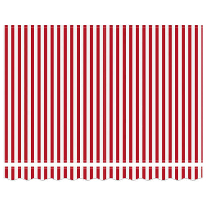 Tenda retrattile Rosso e Bianco 300 x 250 cm | homemem39