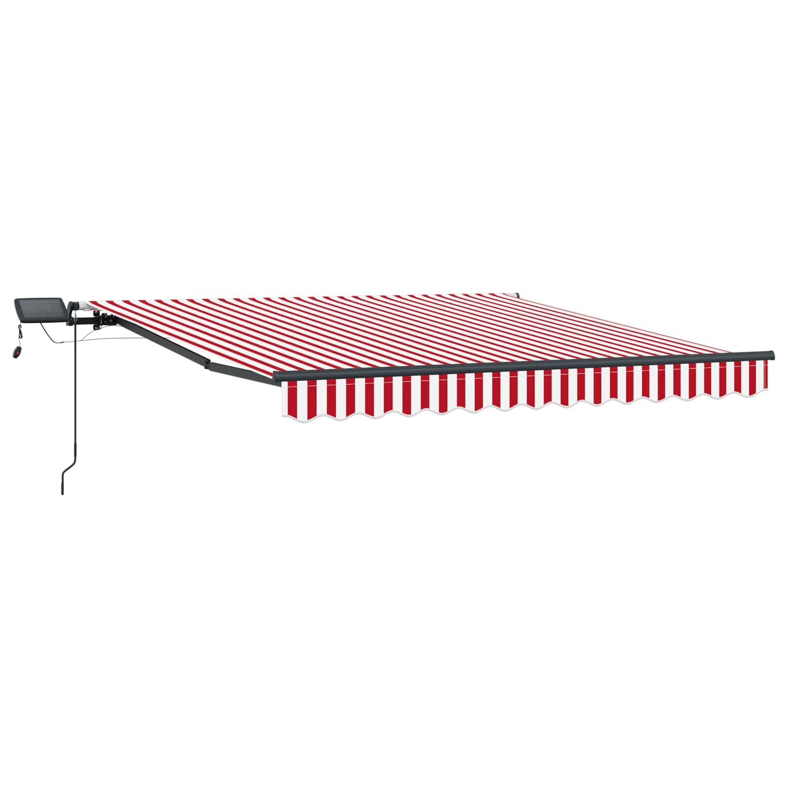 Tenda retrattile Rosso e Bianco 300 x 250 cm | homemem39
