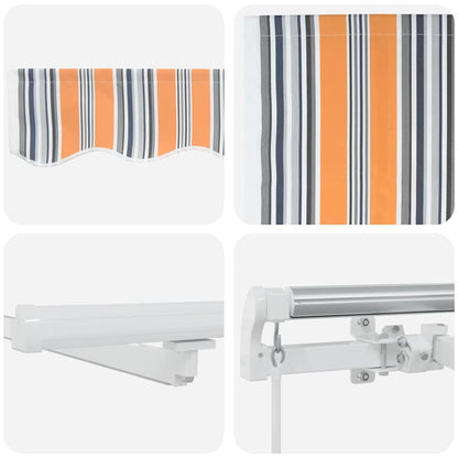 Tenda retrattile Multicolore 300 x 250 cm Tessuto e Alluminio | homemem39