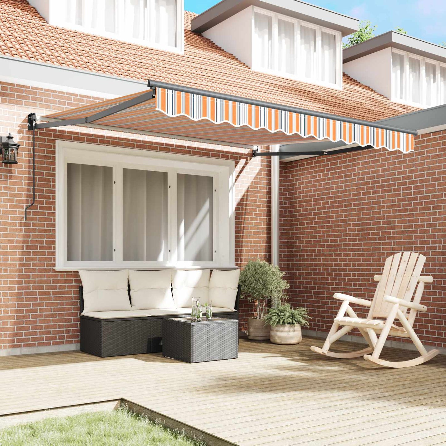 Tenda retrattile Multicolore 300 x 250 x 165 cm | homemem39