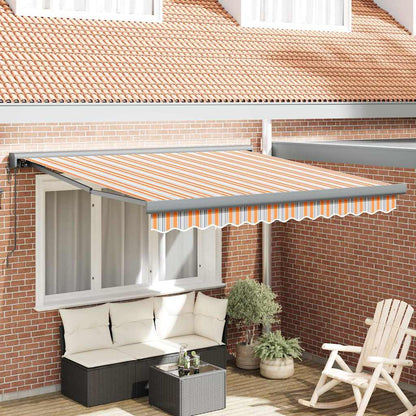 Tenda Retrattile Multicolore 300 x 250 cm Tessuto e Metallo - homemem39