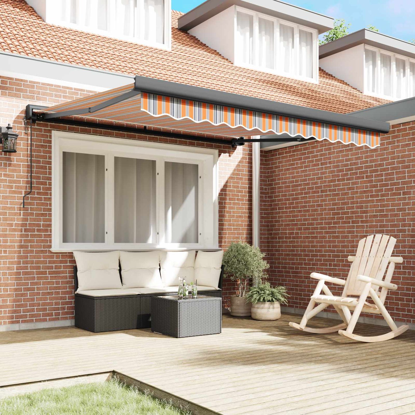 Tenda retrattile Multicolore 300 x 250 x 165 cm | homemem39