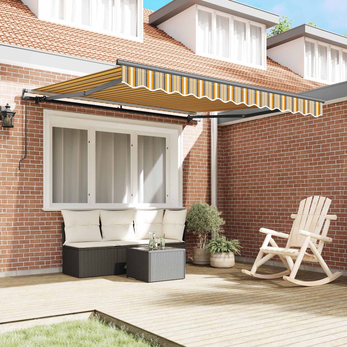 Tenda retrattile Multicolore 300 x 250 cm | homemem39