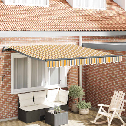 Tenda retrattile Multicolore 300 x 250 cm Tessuto e Alluminio | homemem39