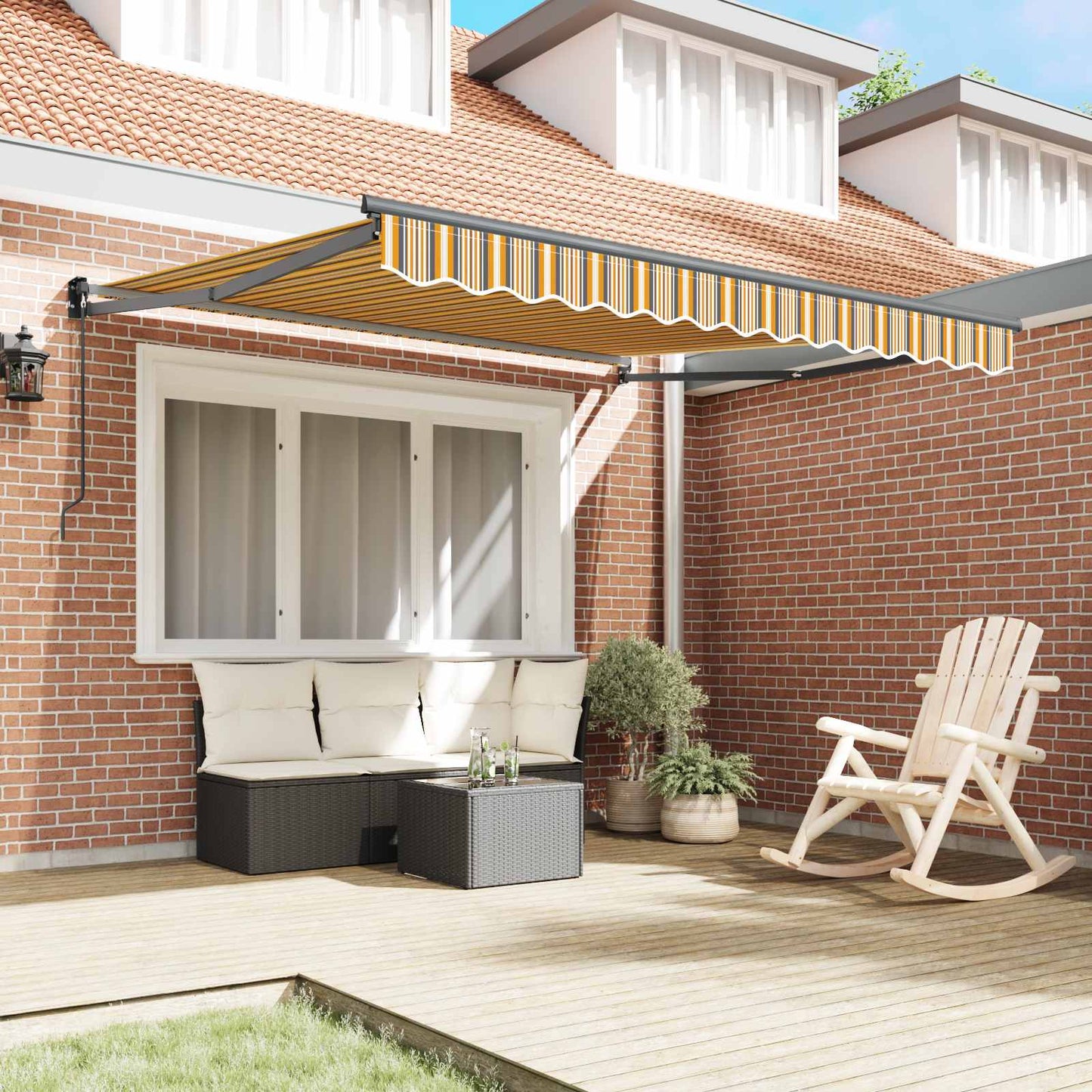 Tenda retrattile Multicolore 300 x 250 x 165 cm | homemem39