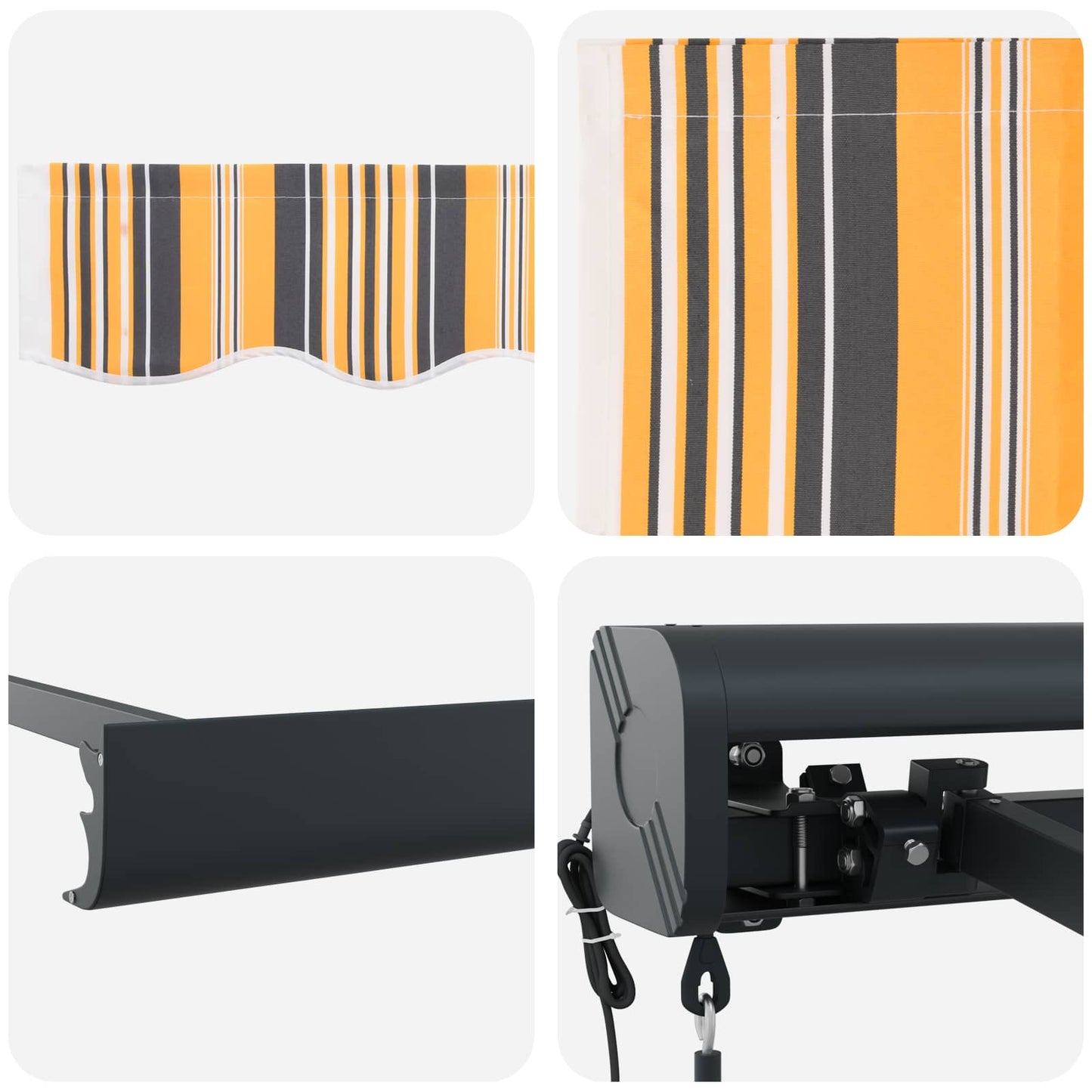 Tenda retrattile Multicolore 300 x 250 x 165 cm | homemem39