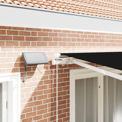 Tenda Retrattile con Nero 300 x 250 cm Tessuto