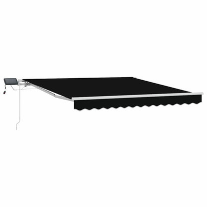 Tenda Retrattile con Nero 300 x 250 cm Tessuto