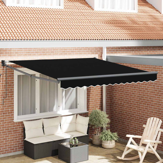 Tenda retrattile Nero 300 x 250 x 165 cm Poliestere e Metallo | homemem39