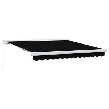 Tenda retrattile Nero 300 x 250 cm Tela e Alluminio | homemem39
