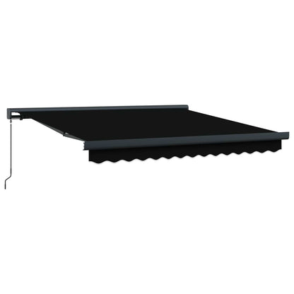 Tenda retrattile Nero 300 x 250 cm Tela e Alluminio | homemem39