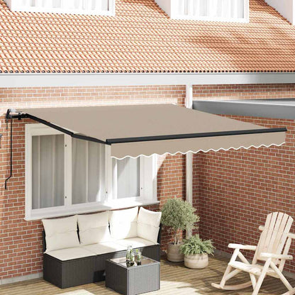 Tenda Retrattile Beige 300 x 250 cm Tessuto