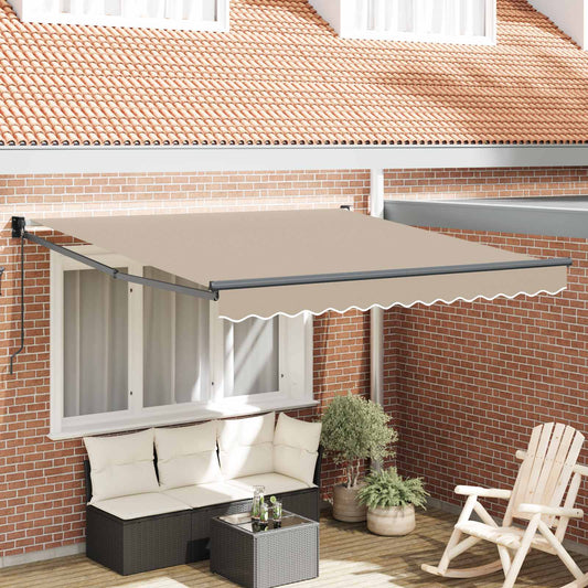 Tenda retrattile Beige 300 x 250 x 165 cm | homemem39