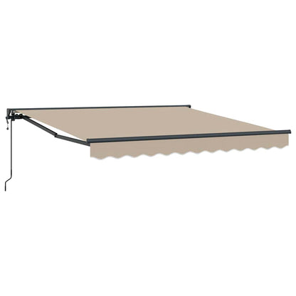 Tenda Retrattile Beige 300x250 cm Tessuto