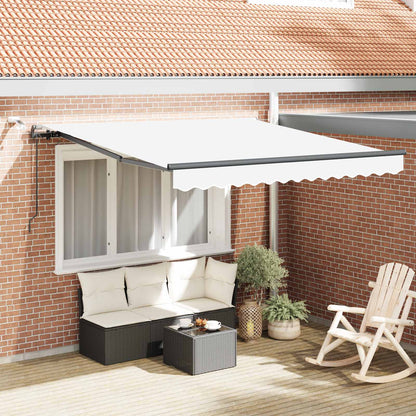 Tenda retrattile Bianco 300 x 250 cm Poliestere | homemem39