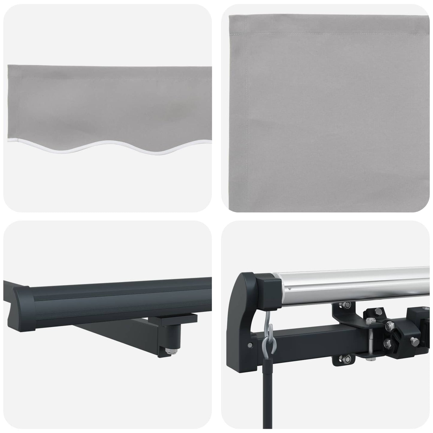 Tenda retrattile Grigio Chiaro 300 x 250 cm | homemem39