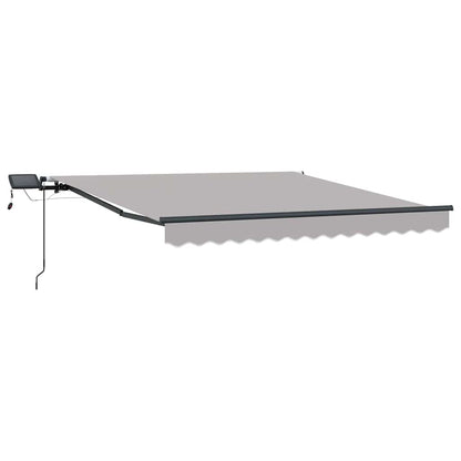 Tenda Retrattile Grigio chiaro 300 x 250 cm Tessuto - homemem39