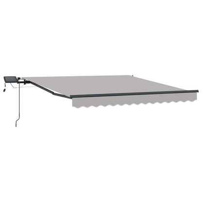 Tenda Retrattile Grigio chiaro 300 x 250 cm Tessuto
