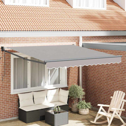 Tenda da Sole Grigio chiaro 3 x 2,5 m Poliestere e metallo - homemem39