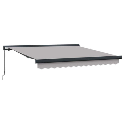 Tenda Retrattile Grigio chiaro 300 x 250 cm Tessuto e Metallo - homemem39