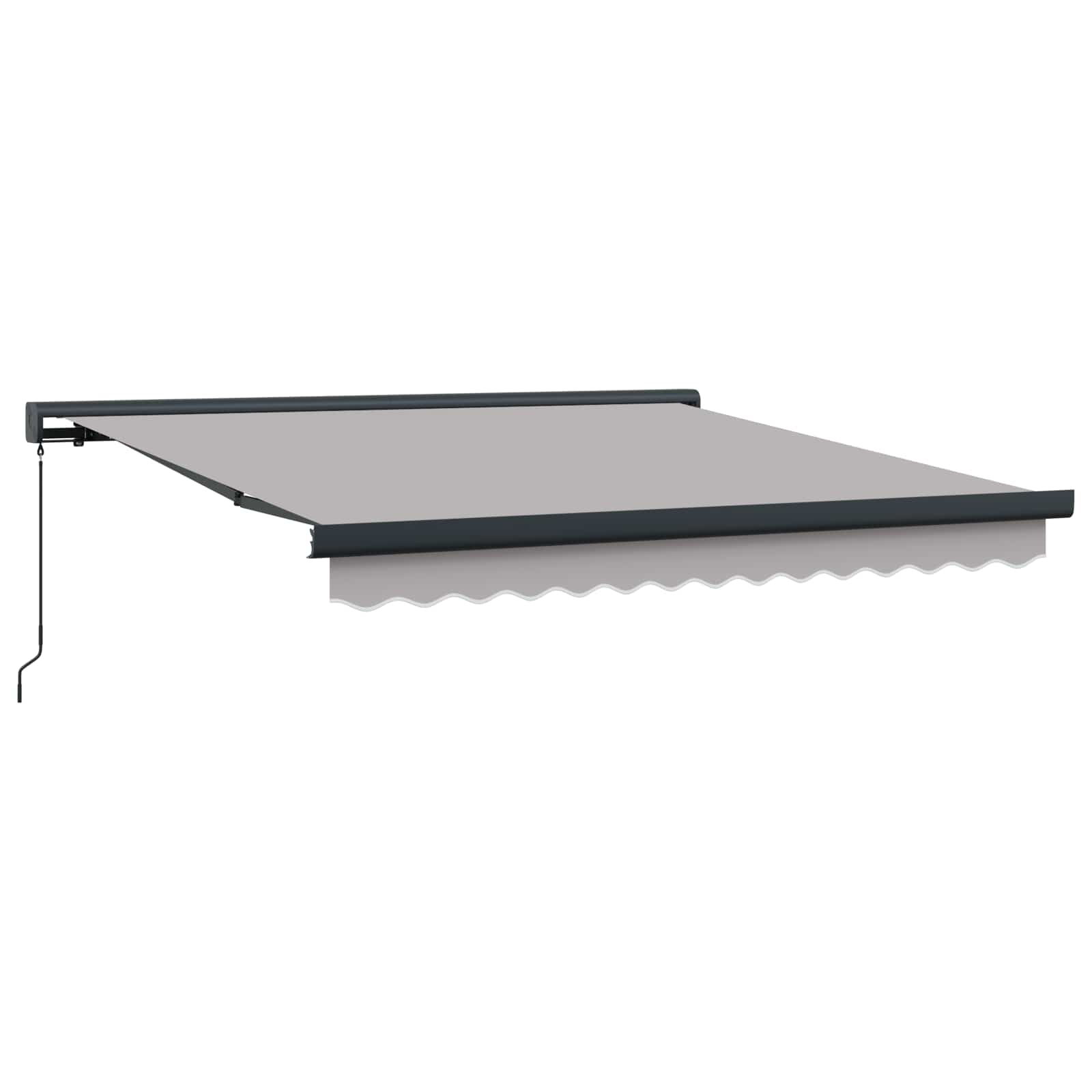 Tenda retrattile Grigio Chiaro 300 x 250 cm Tela e Alluminio | homemem39