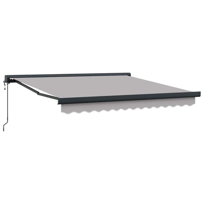 Tenda Retrattile Grigio chiaro 300 x 250 cm Tessuto e Metallo - homemem39
