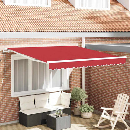 Tenda Retrattile 300 x 250 cm Rosso - homemem39