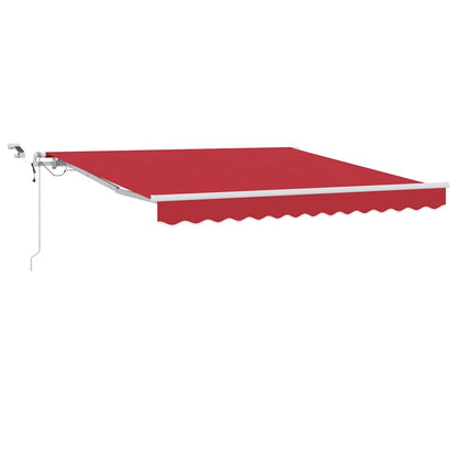 Tenda retrattile Rosso 300 x 250 cm Poliestere | homemem39