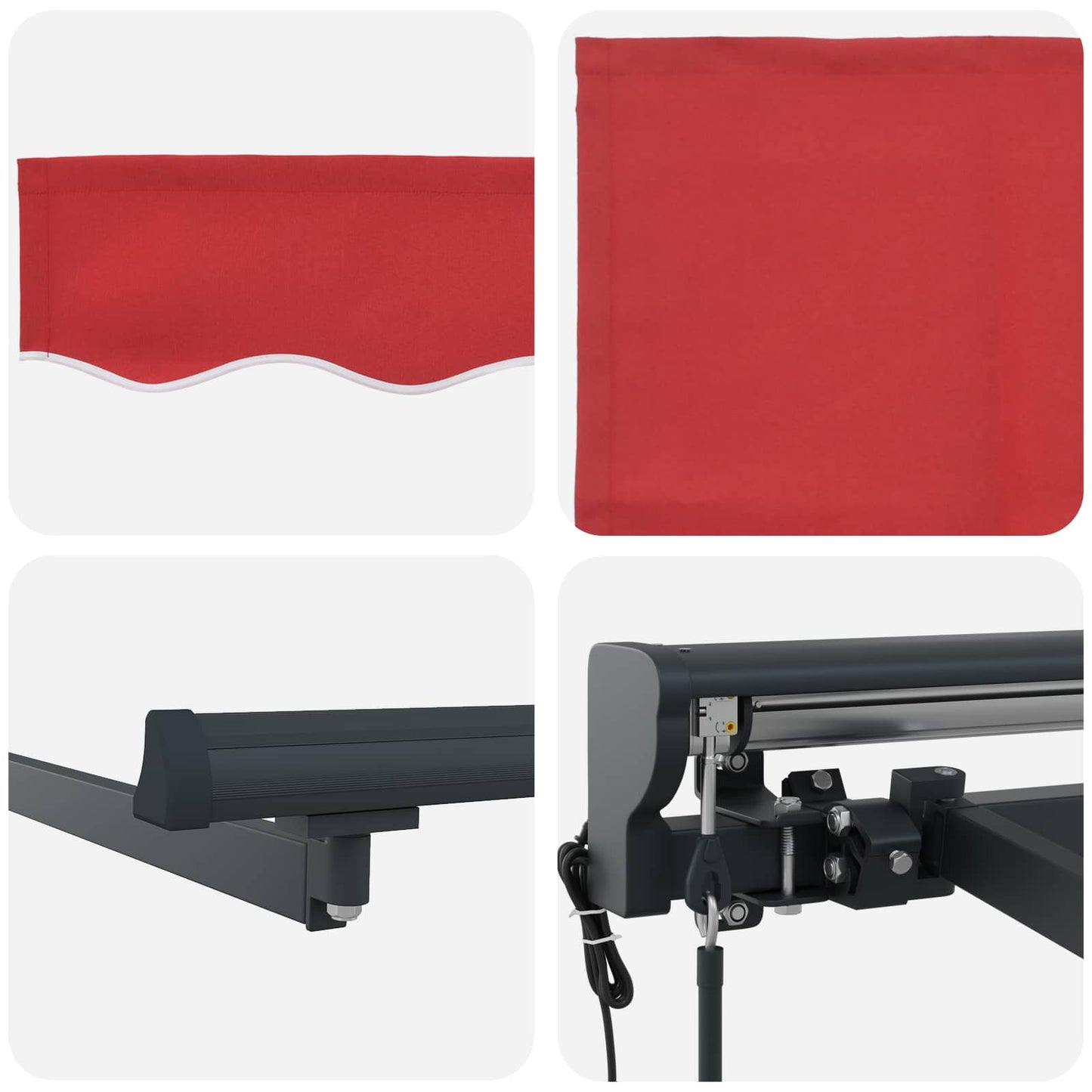 Struttura della tenda Rosso 300 x 250 cm | homemem39
