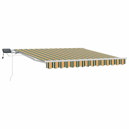 Tenda Retrattile con Verde e giallo 300 x 250 cm Tessuto - homemem39