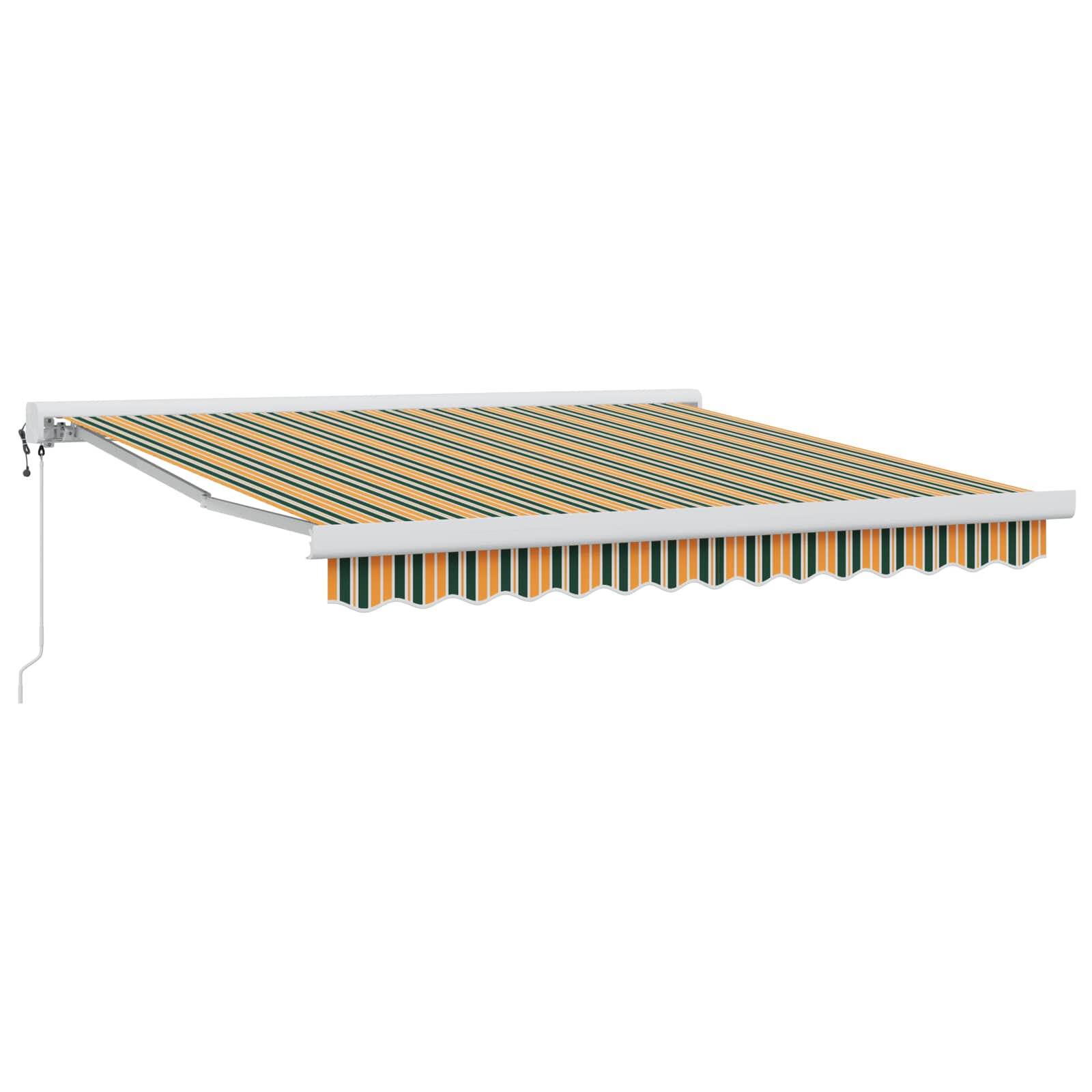 Tenda retrattile Verde e Giallo 300 x 250 x 165 cm | homemem39