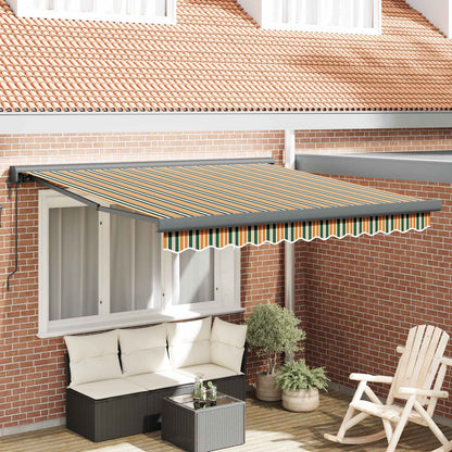 Tenda retrattile Verde e Giallo 300 x 250 x 165 cm | homemem39