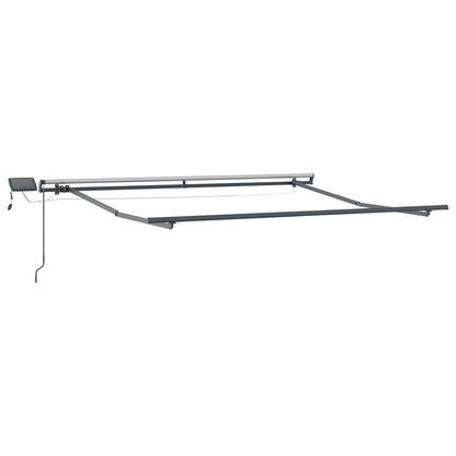 Tenda Retrattile Verde e bianco 300 x 250 cm Tessuto | homemem39