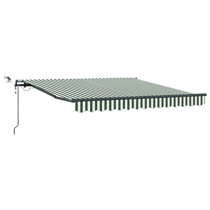 Tessuto per Tenda con Verde e Bianco 300 x 250 cm Poliestere | homemem39