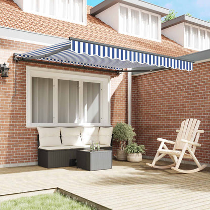 Struttura della tenda Blu e Bianco 350 x 250 cm | homemem39