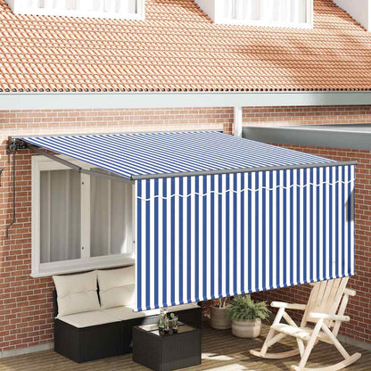 Tenda Retrattile Blu e antracite 350 x 250 cm - homemem39