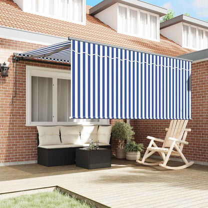 Tenda Retrattile Blu e antracite 350 x 250 cm - homemem39