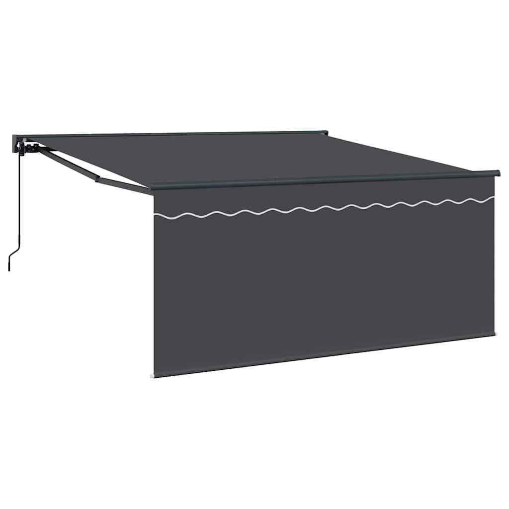 Tenda Retrattile Grigio e antracite 350 x 250 cm - homemem39