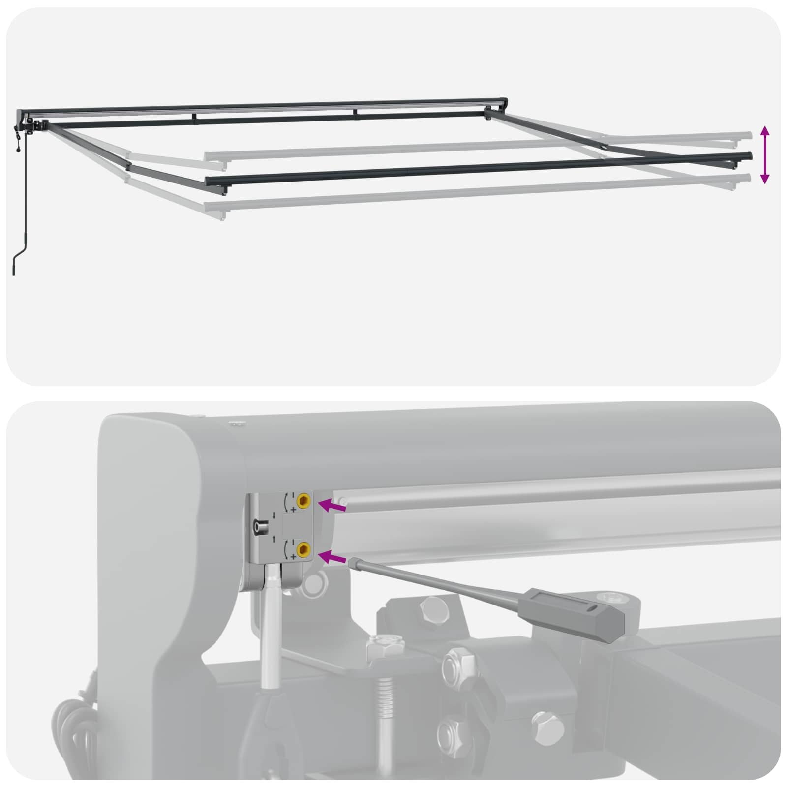 Tessuto per Tenda arancione e marrone 350 x 250 cm Poliestere | homemem39