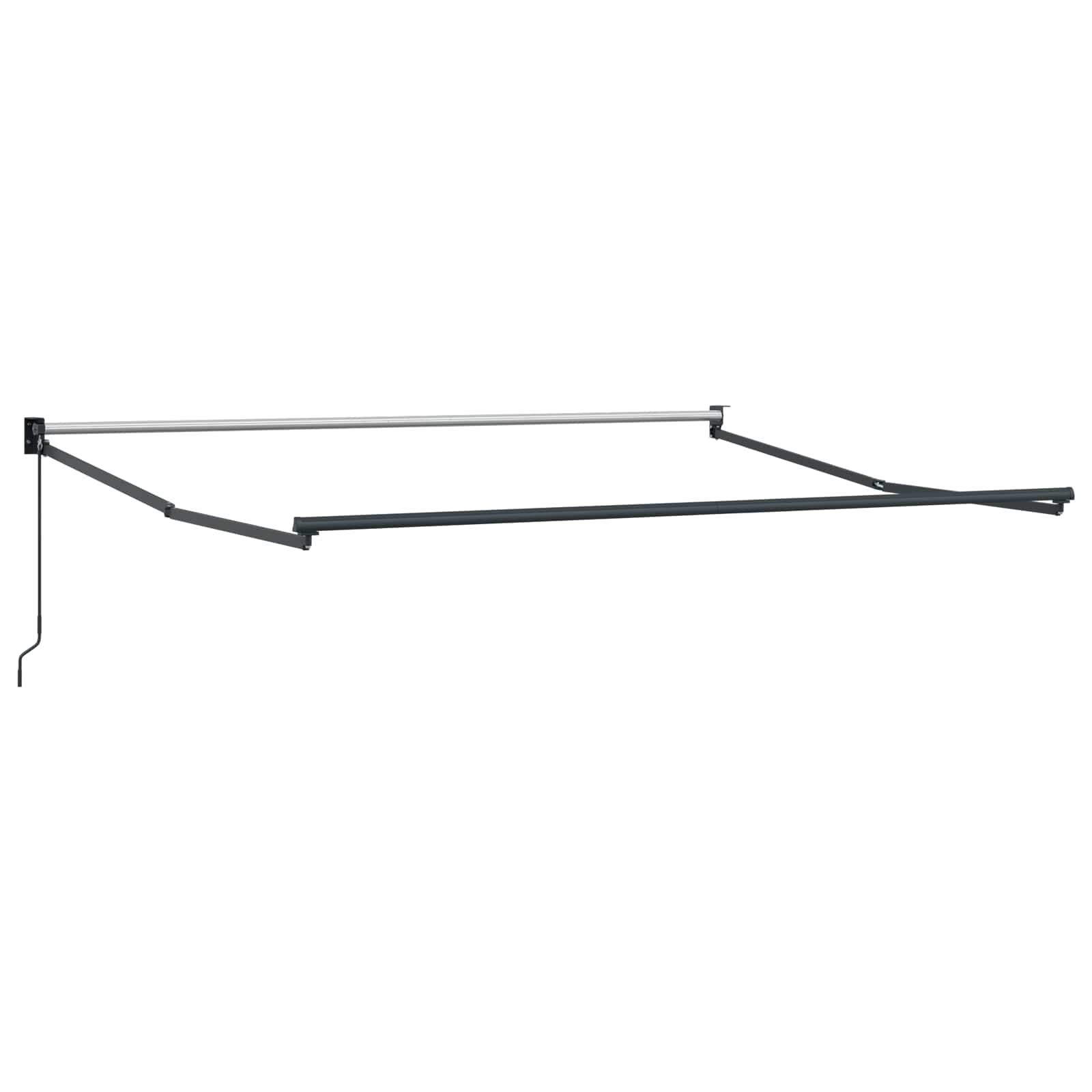 Tenda da Sole Rosso e Nero 350 x 250 x 165 cm Poliestere | homemem39