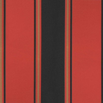 Tenda Retrattile Rosso e nero 350 x 250 cm Tessuto e Metallo - homemem39