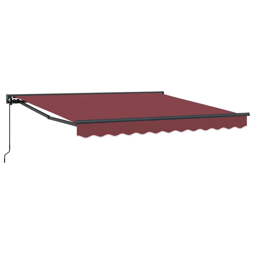 Tenda Retrattile Rosso Borgogna 350x250 cm Tessuto
