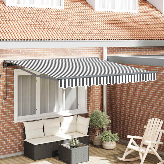 Struttura della tenda Antracite e Bianco 350 x 250 cm | homemem39